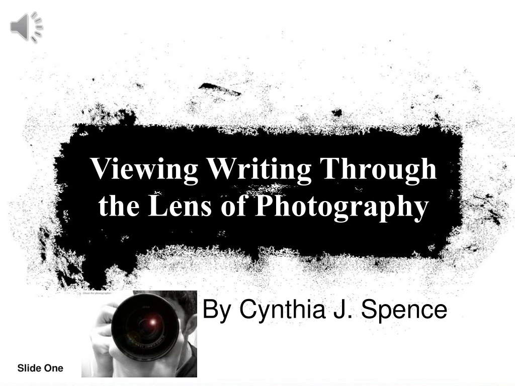 viewing writing through the lens of photography