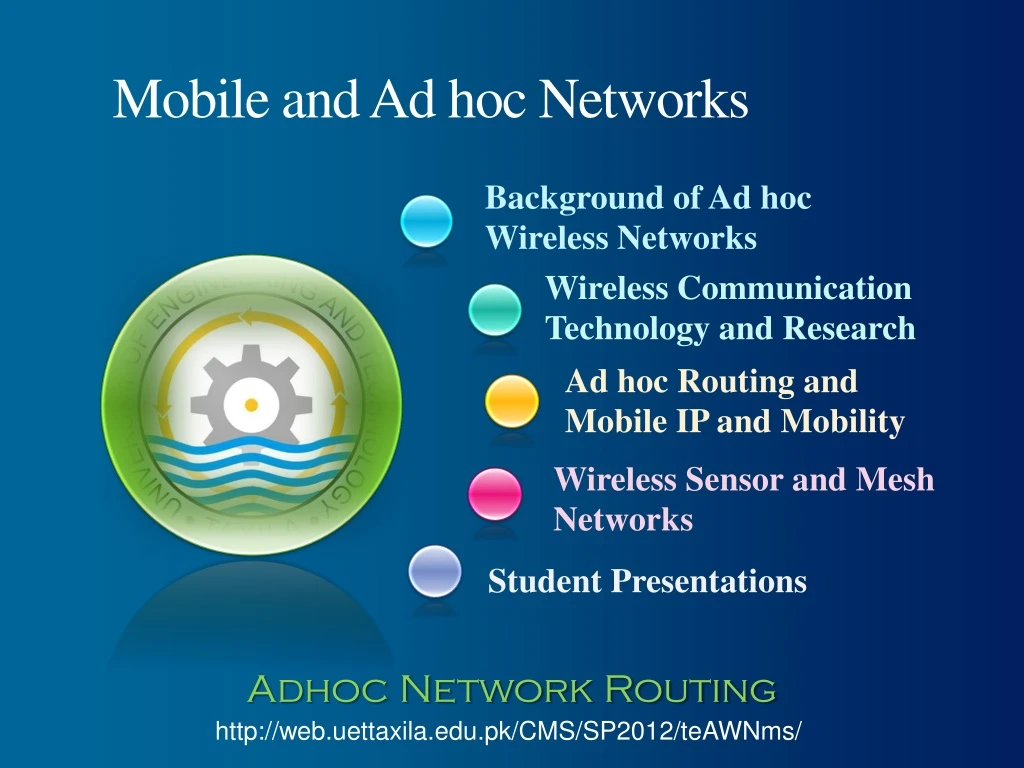 mobile and ad hoc networks