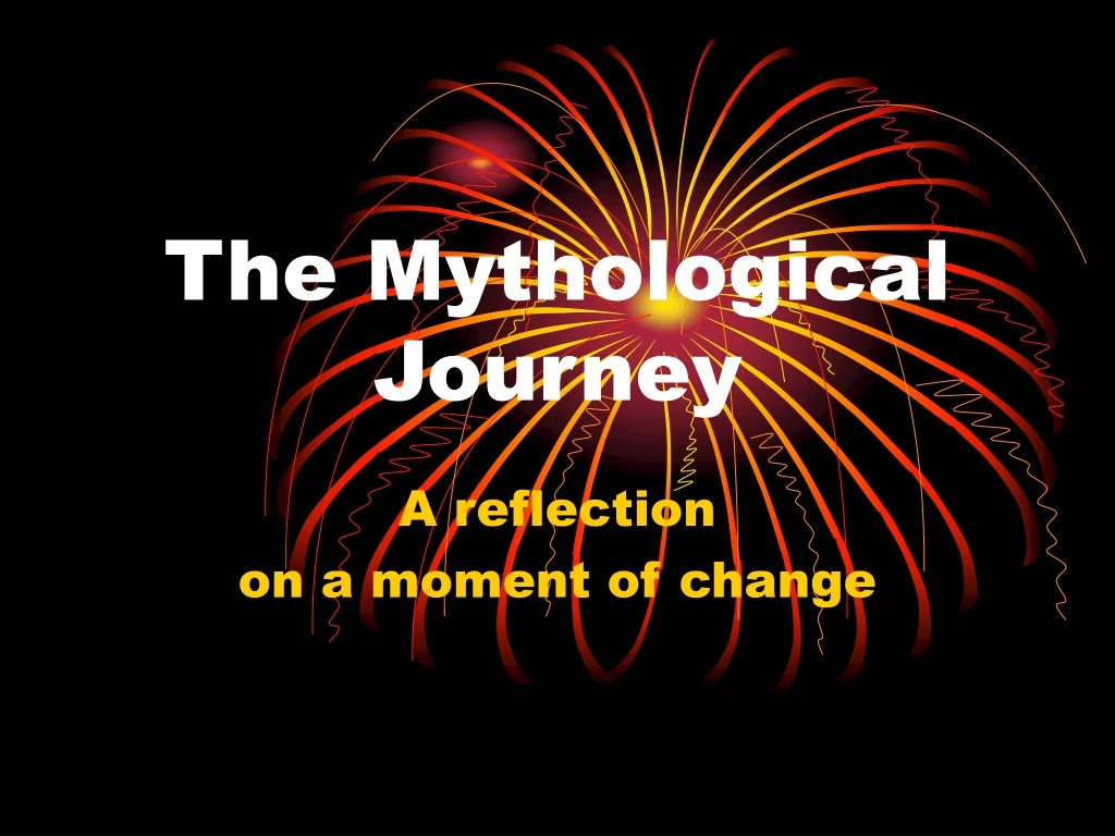 the mythological journey