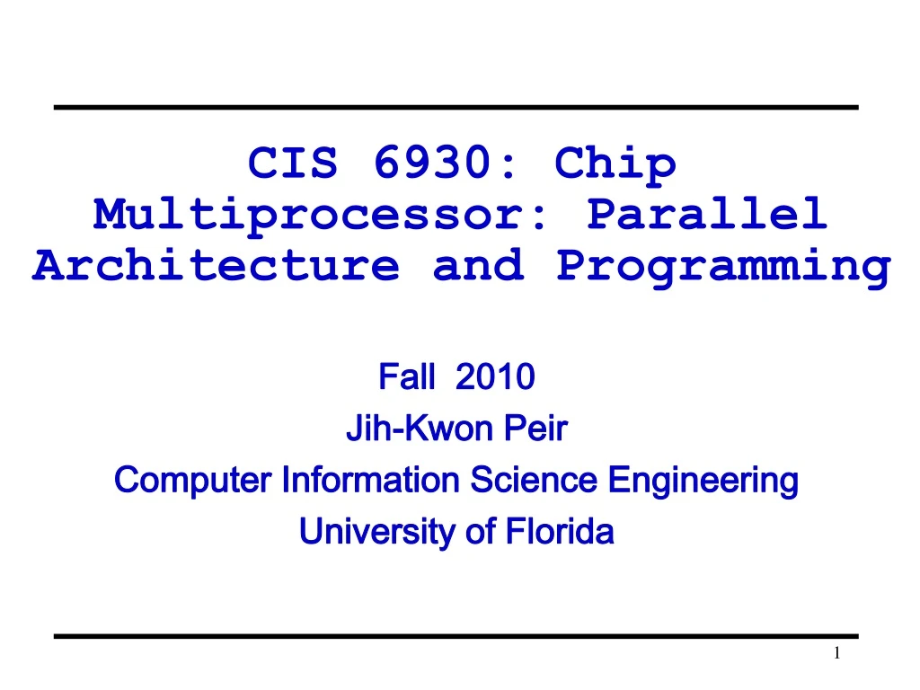 fall 2010 jih kwon peir computer information