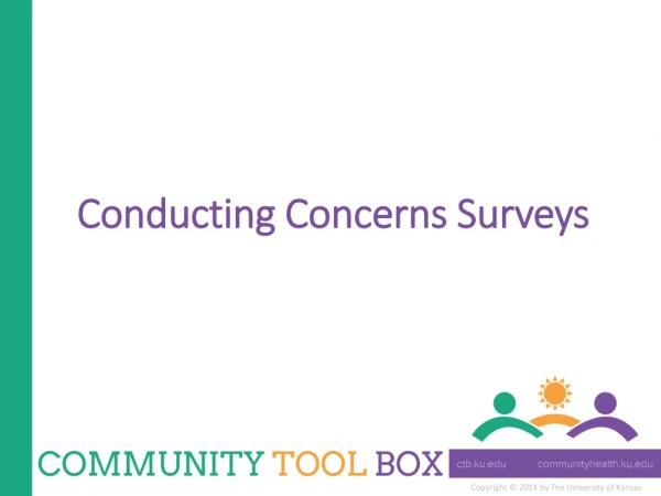 Conducting Concerns Surveys