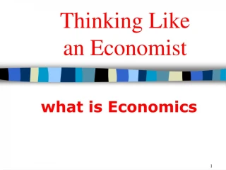 Thinking Like  an Economist