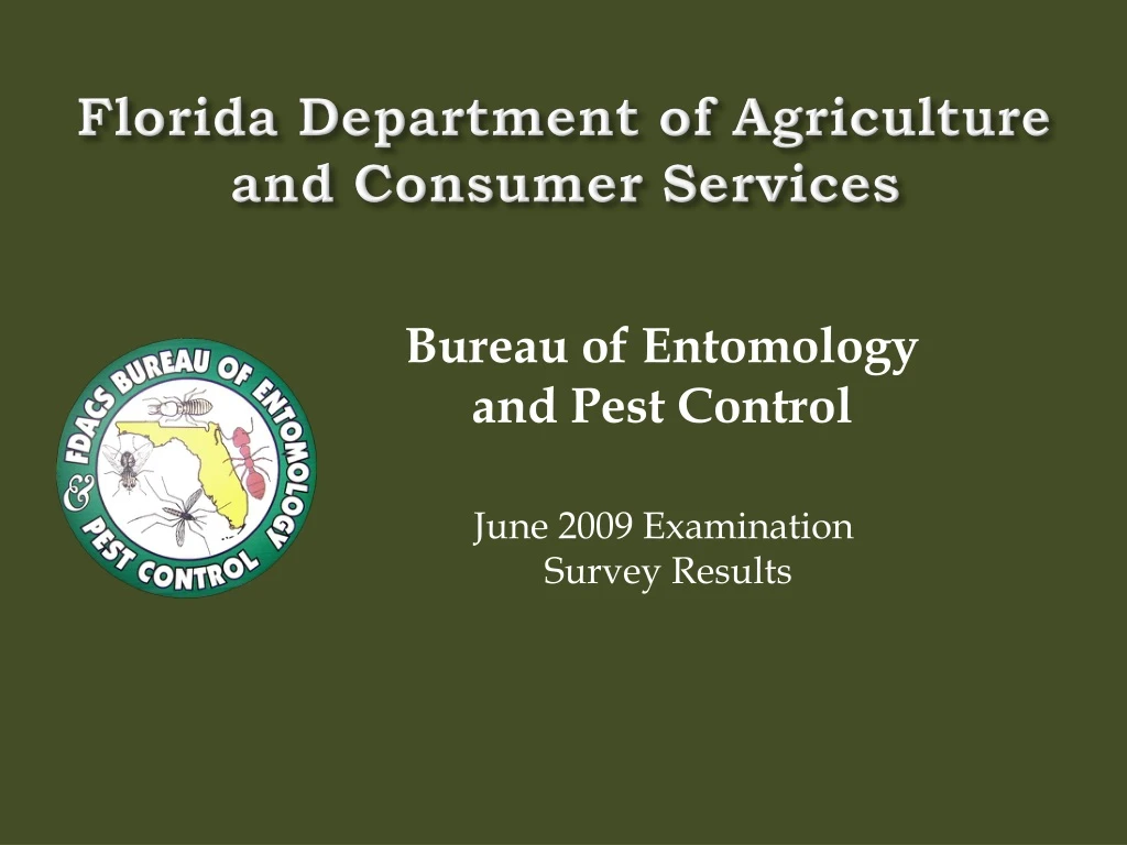 florida department of agriculture and consumer services