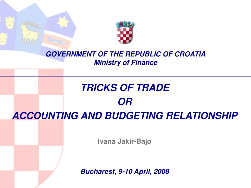 government of the republic of croatia ministry