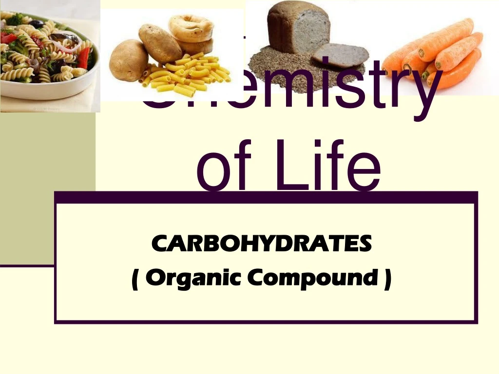 chemistry of life