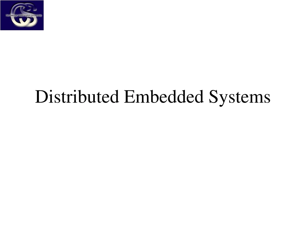 distributed embedded systems