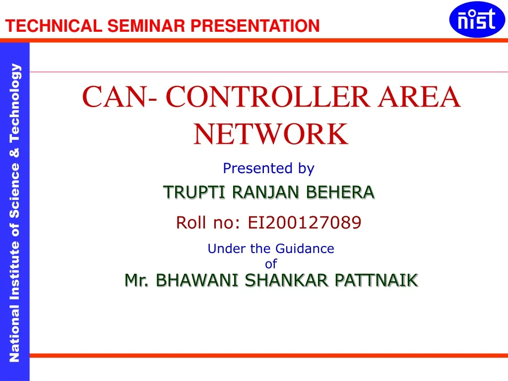 technical seminar presentation