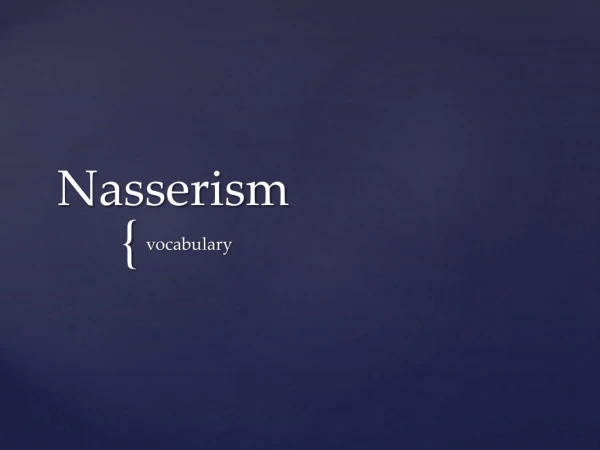 Nasserism