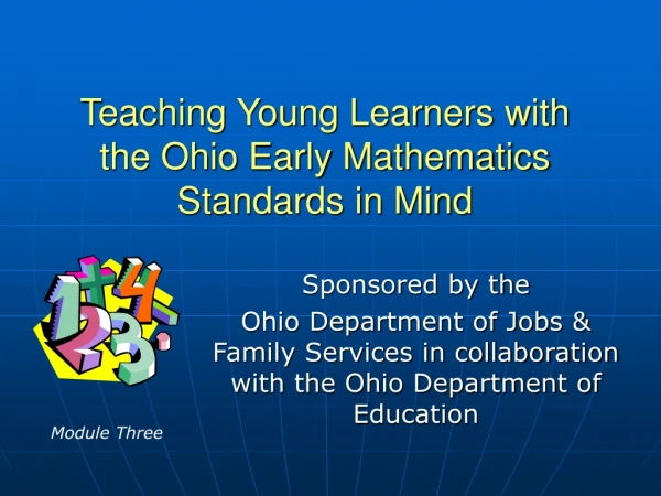 Teaching Young Learners with the Ohio Early Mathematics Standards in Mind
