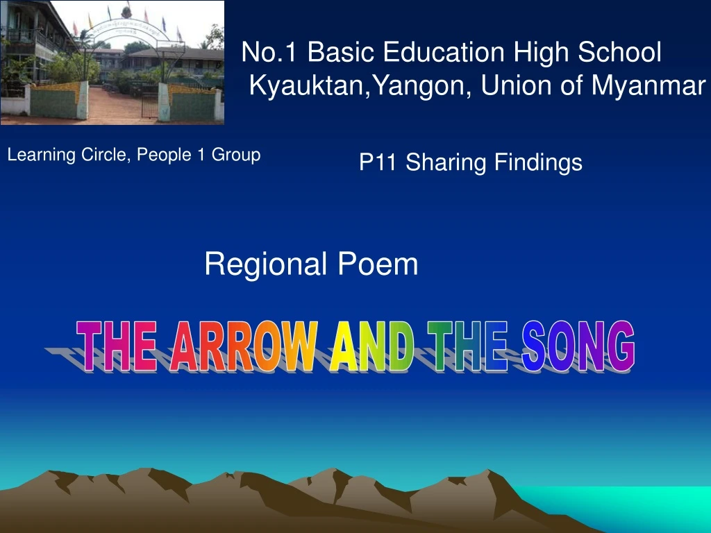 no 1 basic education high school kyauktan yangon