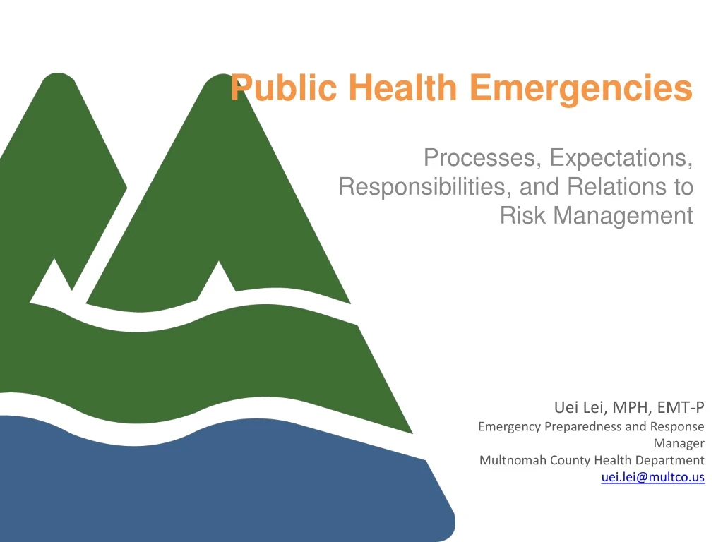 public health emergencies