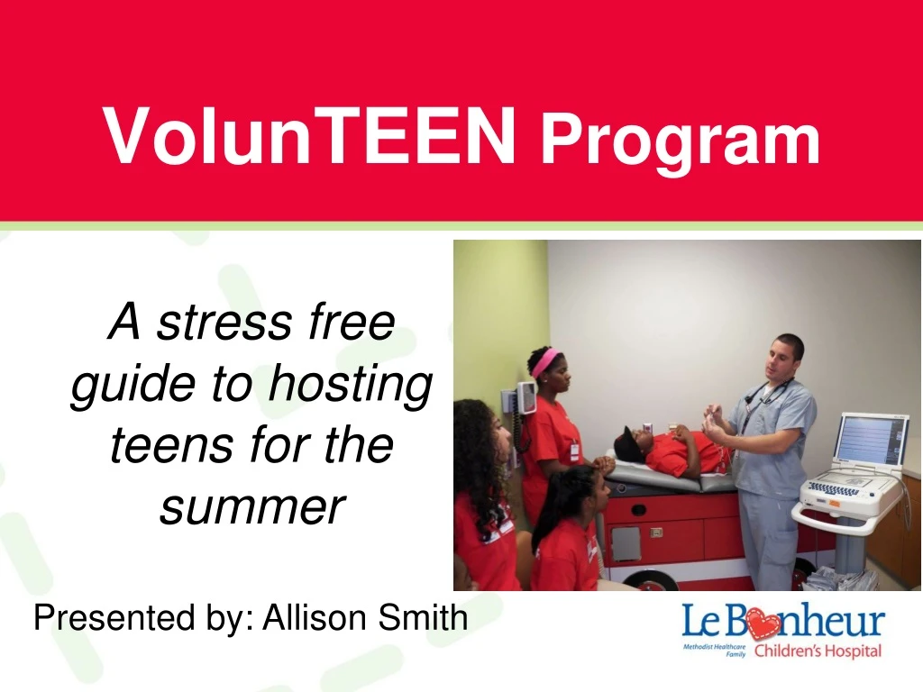 volunteen program