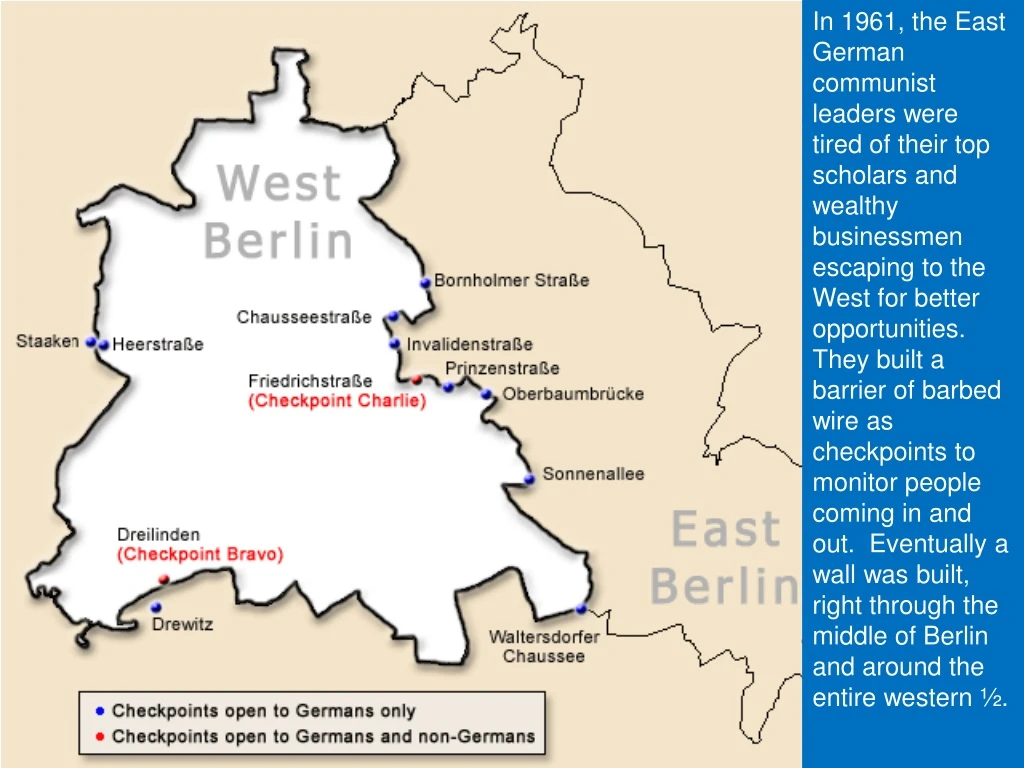 in 1961 the east german communist leaders were
