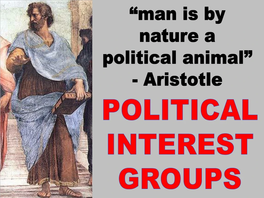 man is by nature a political animal aristotle