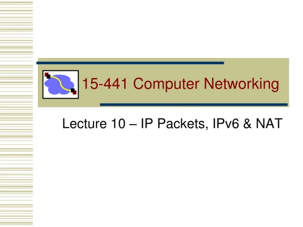 15-441 Computer Networking