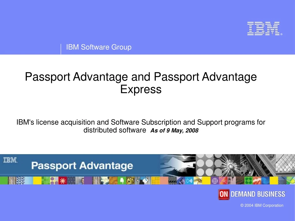 passport advantage and passport advantage express