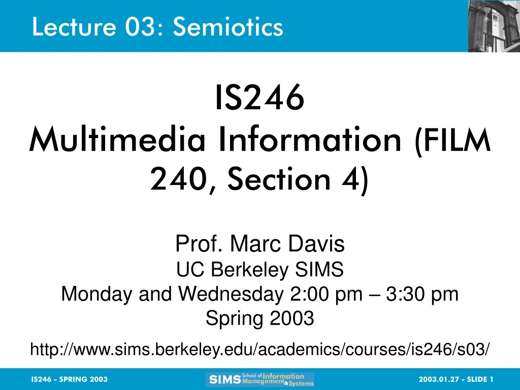 lecture 03 semiotics