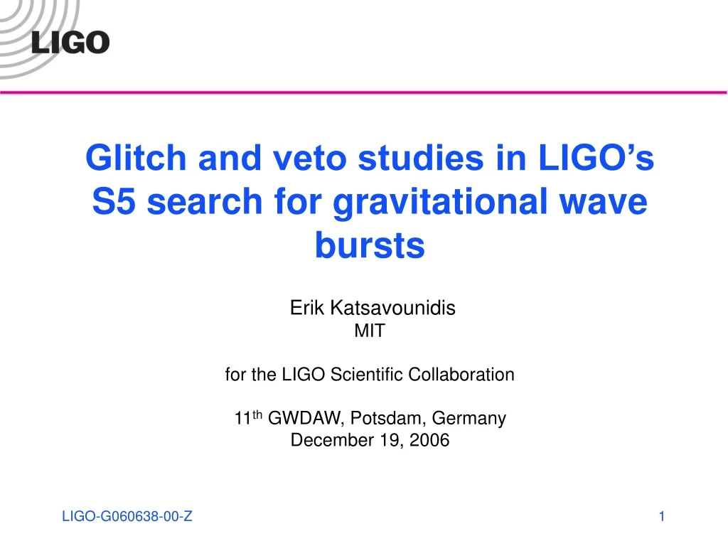 glitch and veto studies in ligo s s5 search