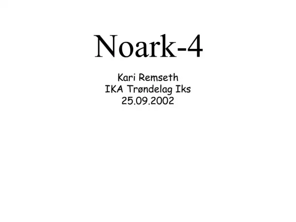 Noark-4