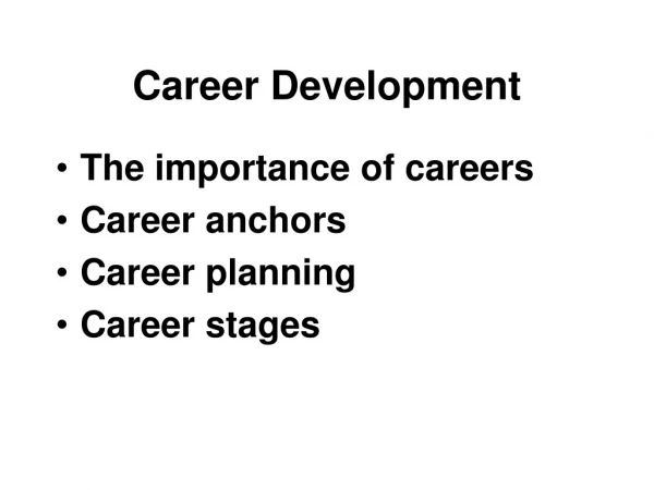 Career Development