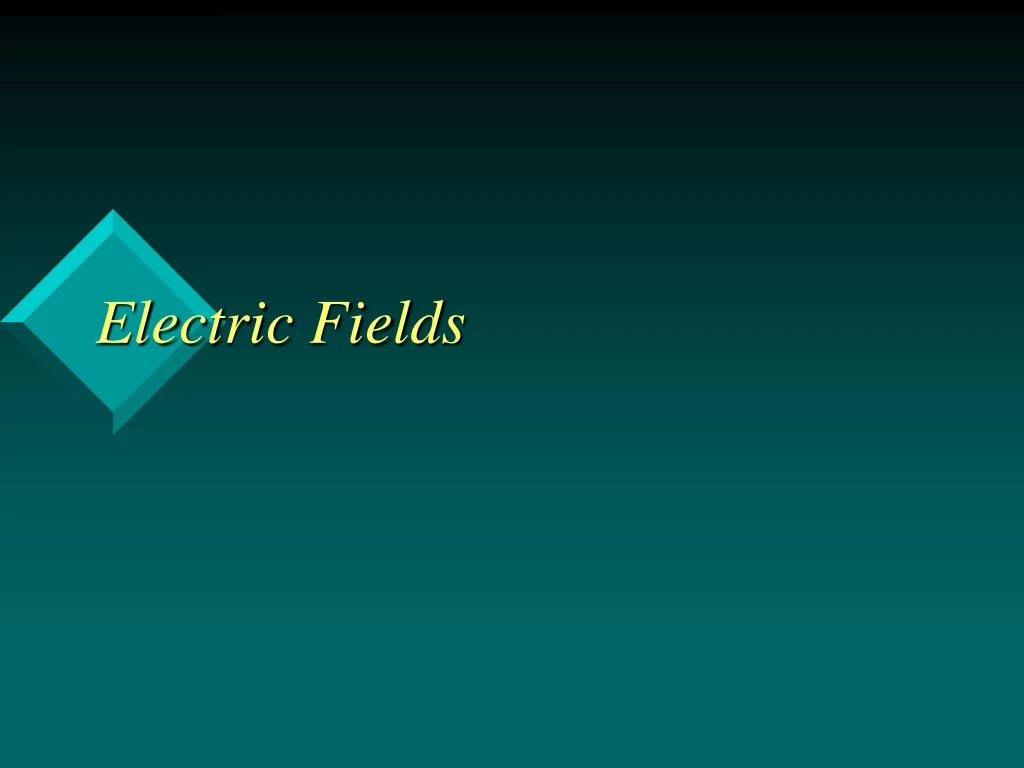 electric fields