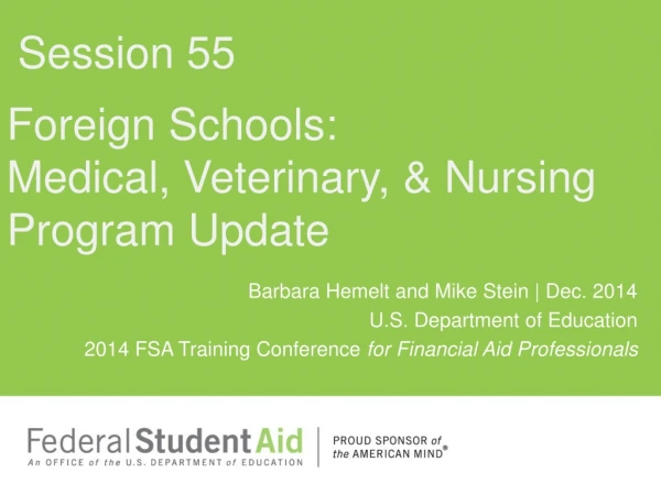 Foreign Schools: Medical, Veterinary, &amp; Nursing Program Update