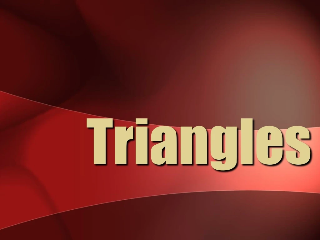 triangles