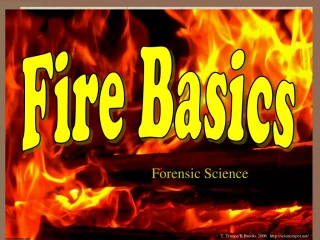 Arson Investigation and Fire Chemistry - slide 1