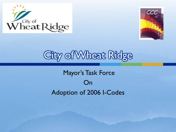 City of Wheat Ridge
