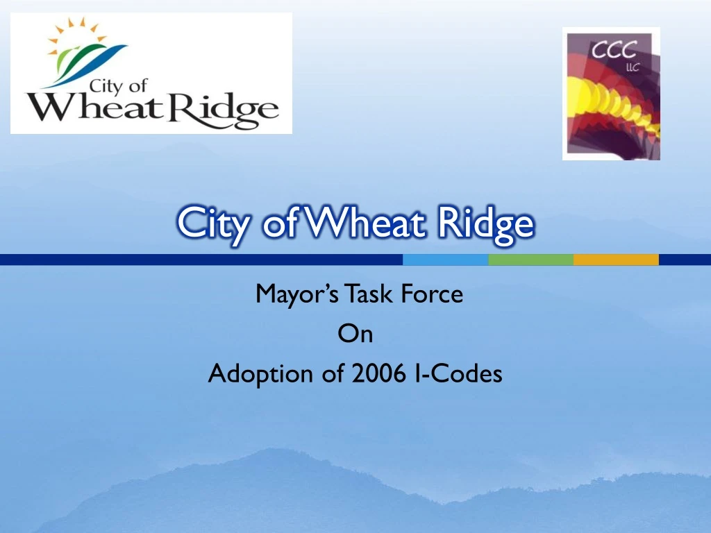 city of wheat ridge