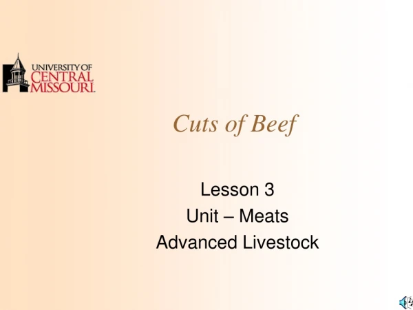 Cuts of Beef