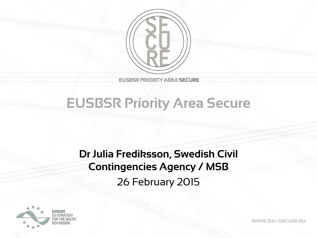 eusbsr priority area secure