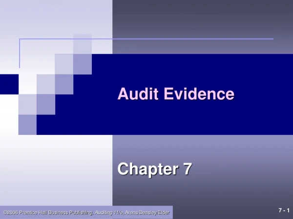 Audit Evidence