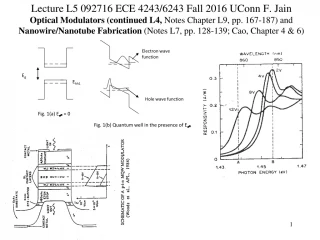 Advanced Modulators and Nanowire Fabrication Techniques - slide 1