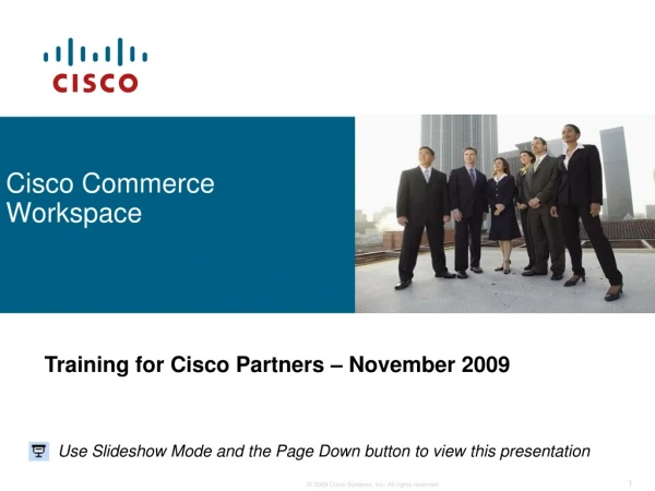 Cisco Commerce  Workspace