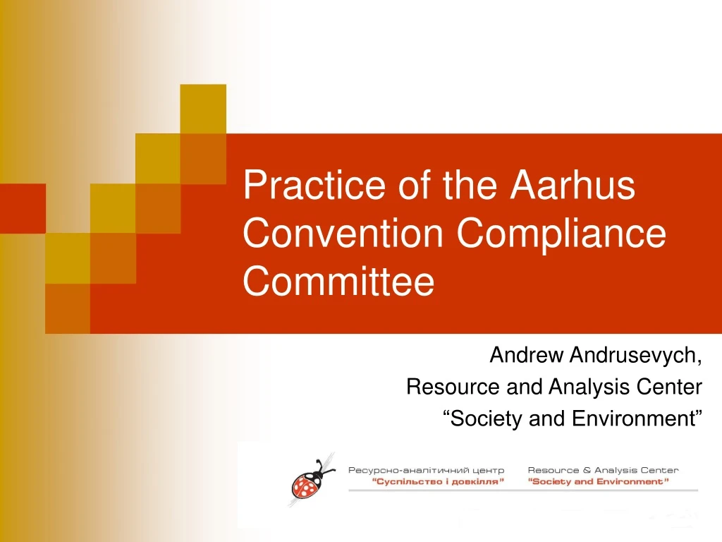 practice of the aarhus convention compliance committee