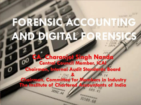 Forensic Accounting and Digital Forensics