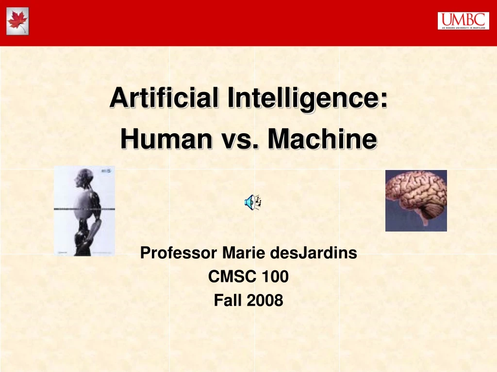 artificial intelligence human vs machine
