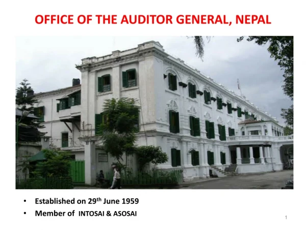 OFFICE OF THE AUDITOR GENERAL, NEPAL