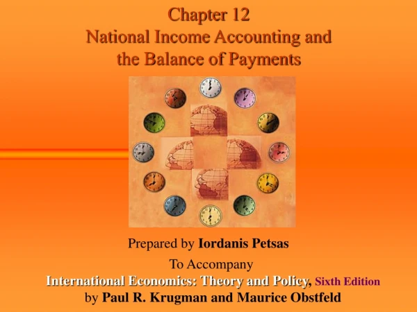 Chapter 12 National Income Accounting and  the Balance of Payments