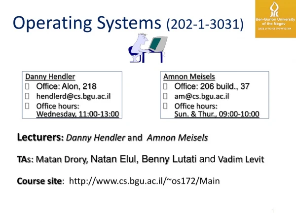 Operating Systems  (202-1-3031)