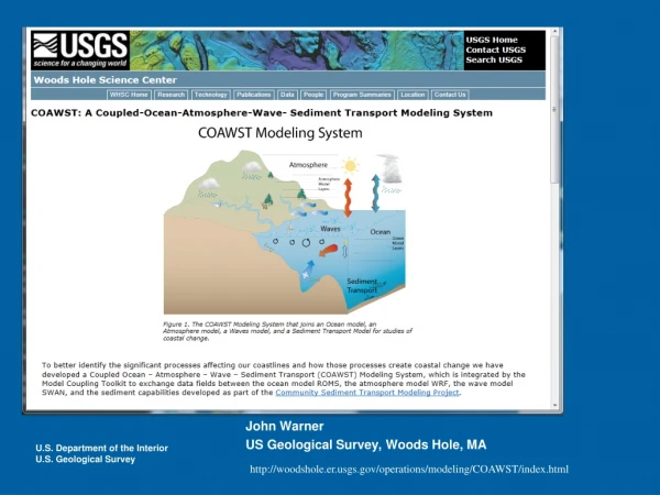 Coupled-Ocean-Atmosphere-Waves-Sediment Transport (COAWST)  Modeling System Training