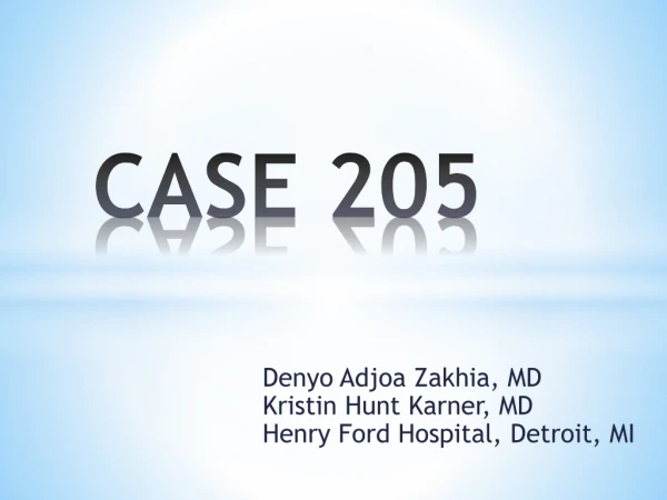 CASE 205