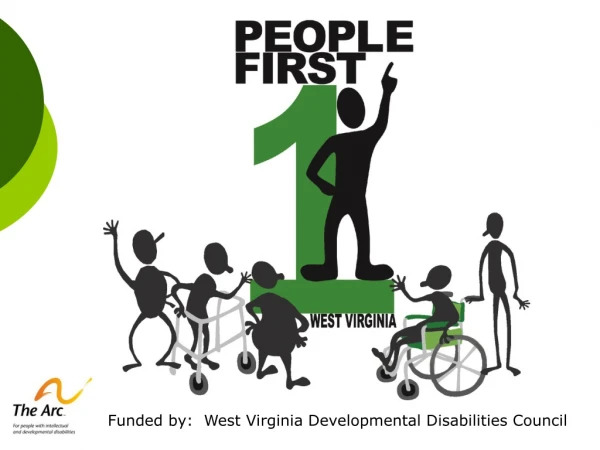 Funded by:  West Virginia Developmental Disabilities Council