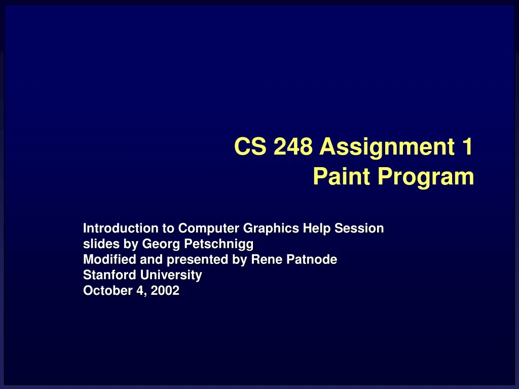 cs 248 assignment 1 paint program