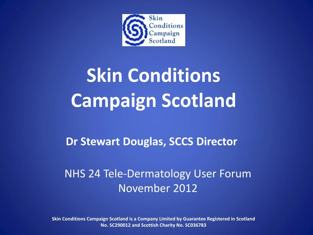 skin conditions campaign scotland