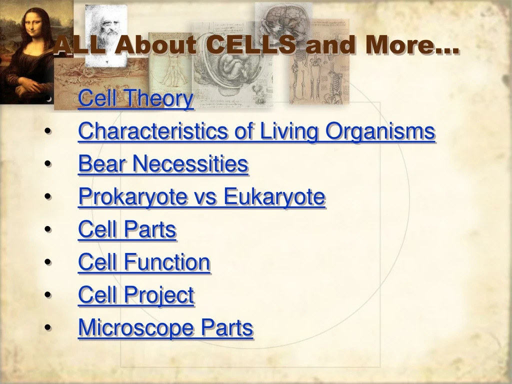 all about cells and more