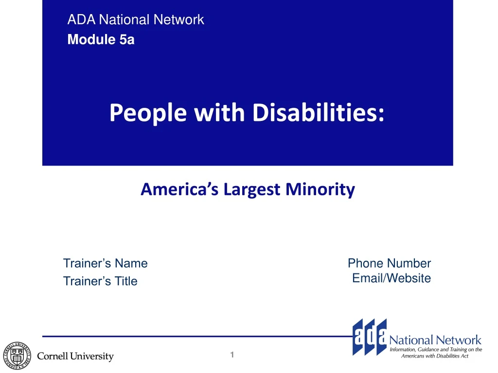 people with disabilities