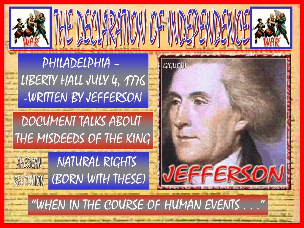 the declaration of independence