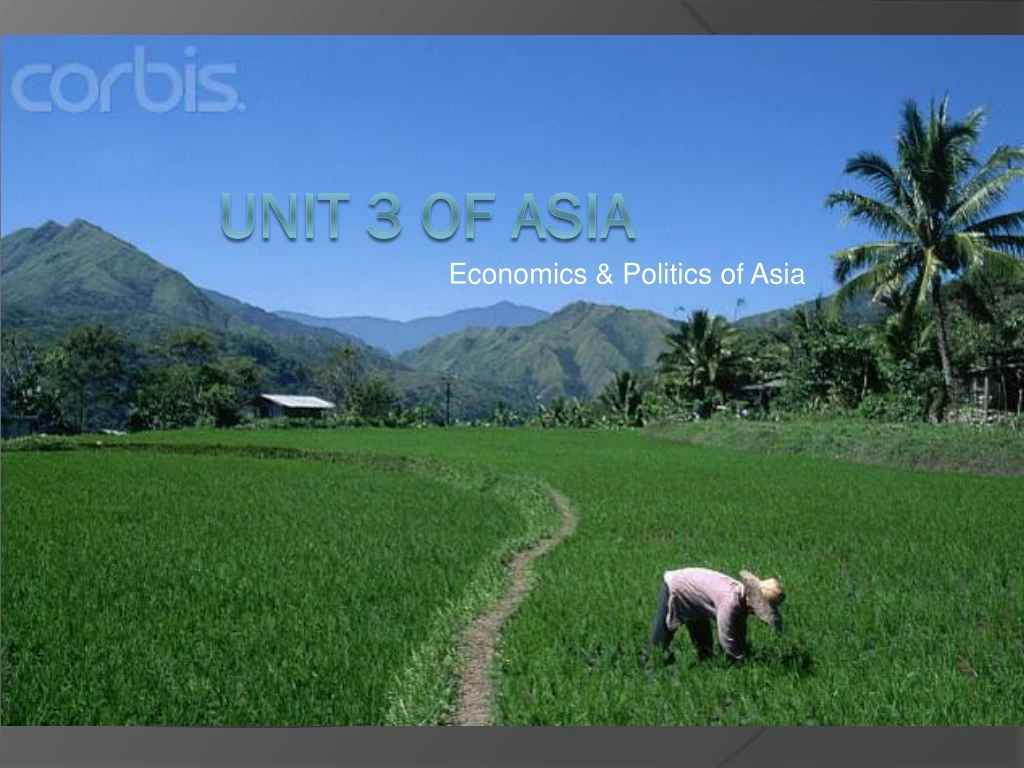 economics politics of asia